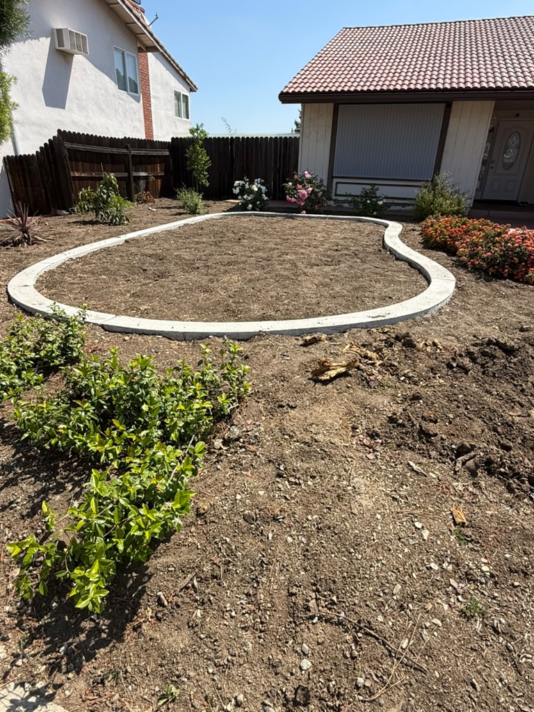 Hyperion Synthetic Turf and Landscaping - Before landscape construction