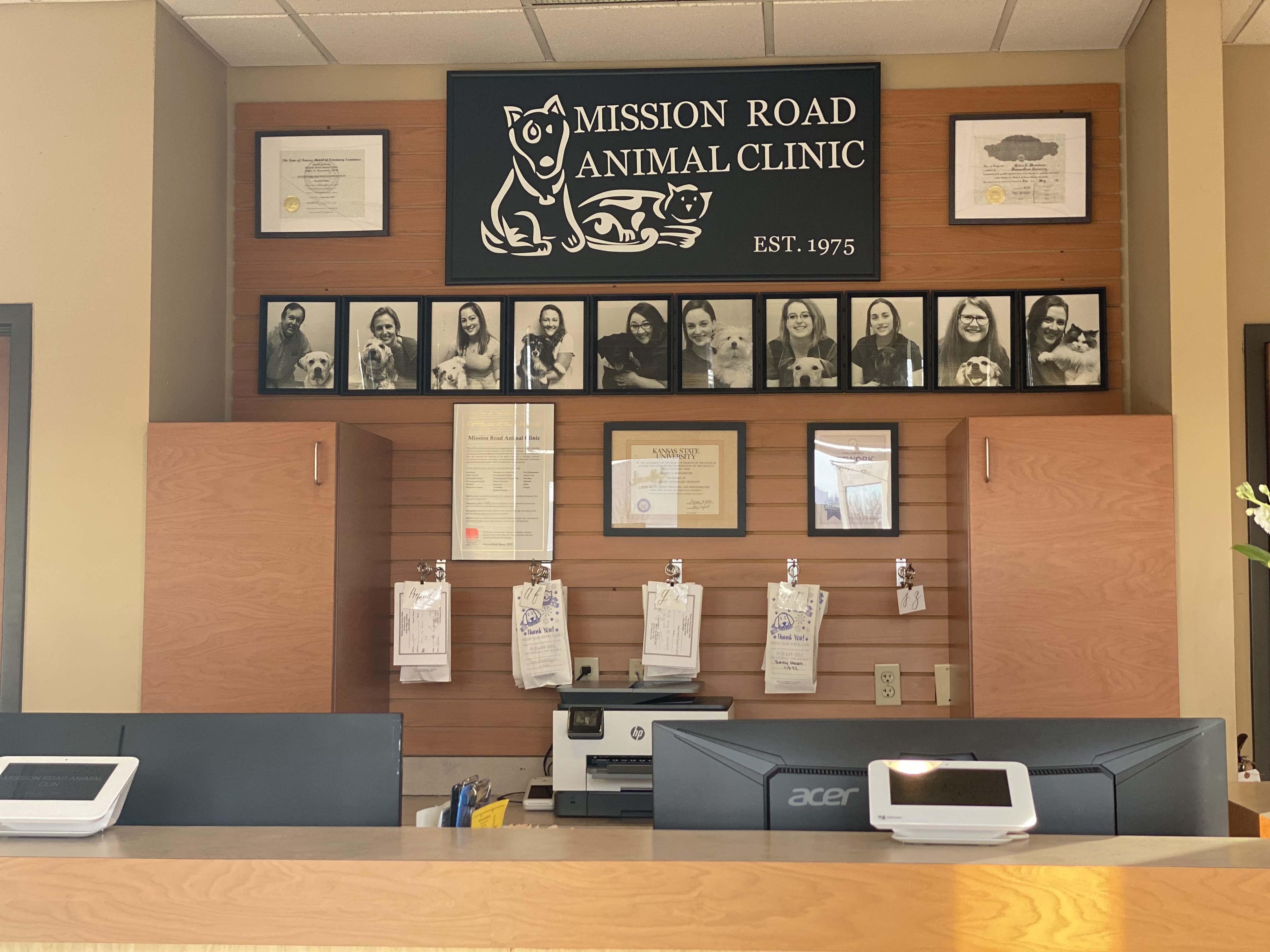 When you are looking for a veterinary clinic you should be able to count on superior care and excellent service.  At Mission Road Animal Clinic, we have assembled an expert team of veterinary professionals to bring you the best possible healthcare for your pet.