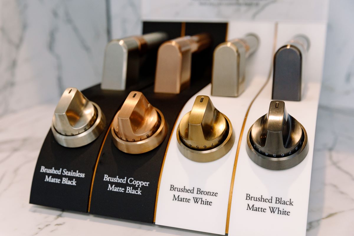 General Electric Cafe handles and knobs for your kitchen.