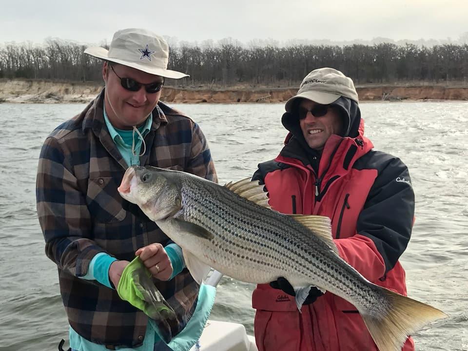 Capt Steve Barnes Lake Texoma Striper Fishing Guide Photo