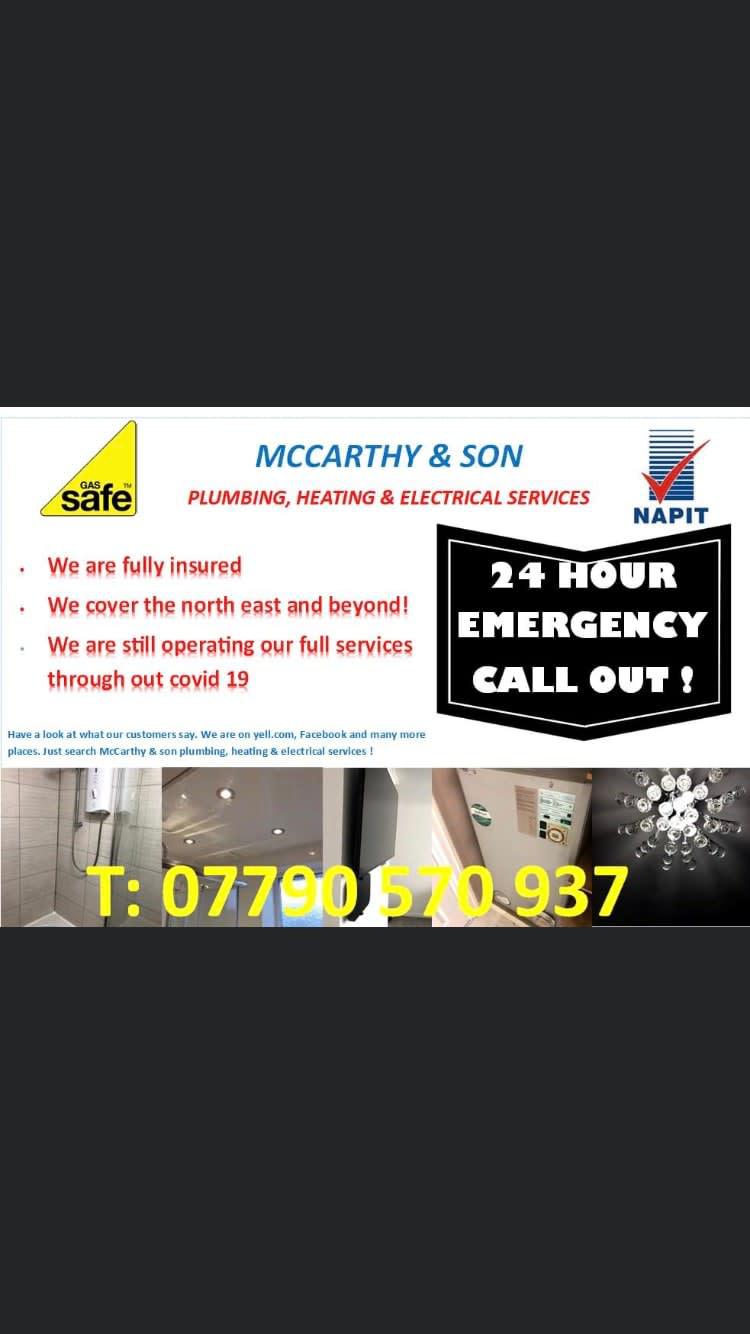 Mccarthy & Son Stanley 07790 570937