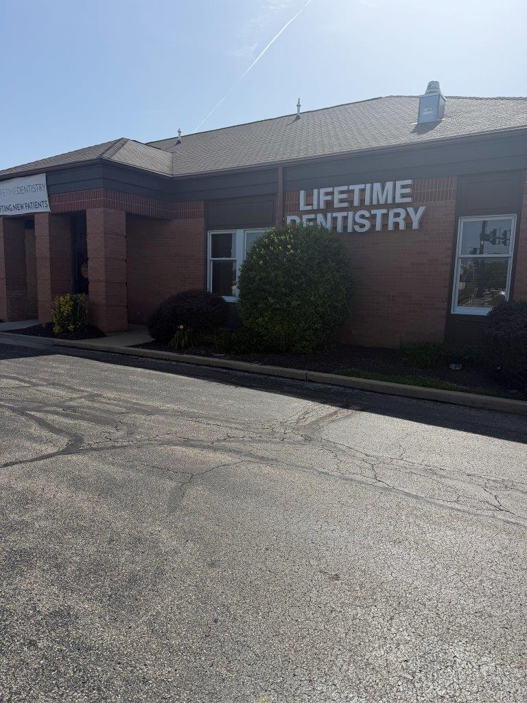 Front of office, Lifetime Dentistry. Dentist in St Peters, MO. 