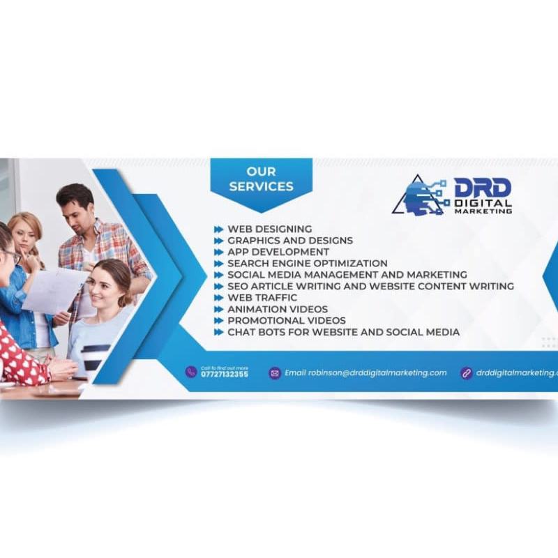 LOGO DRD Digital Marketing Ltd Dagenham 07727 132355