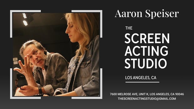 Images Aaron Speiser - The Screen Acting Studio