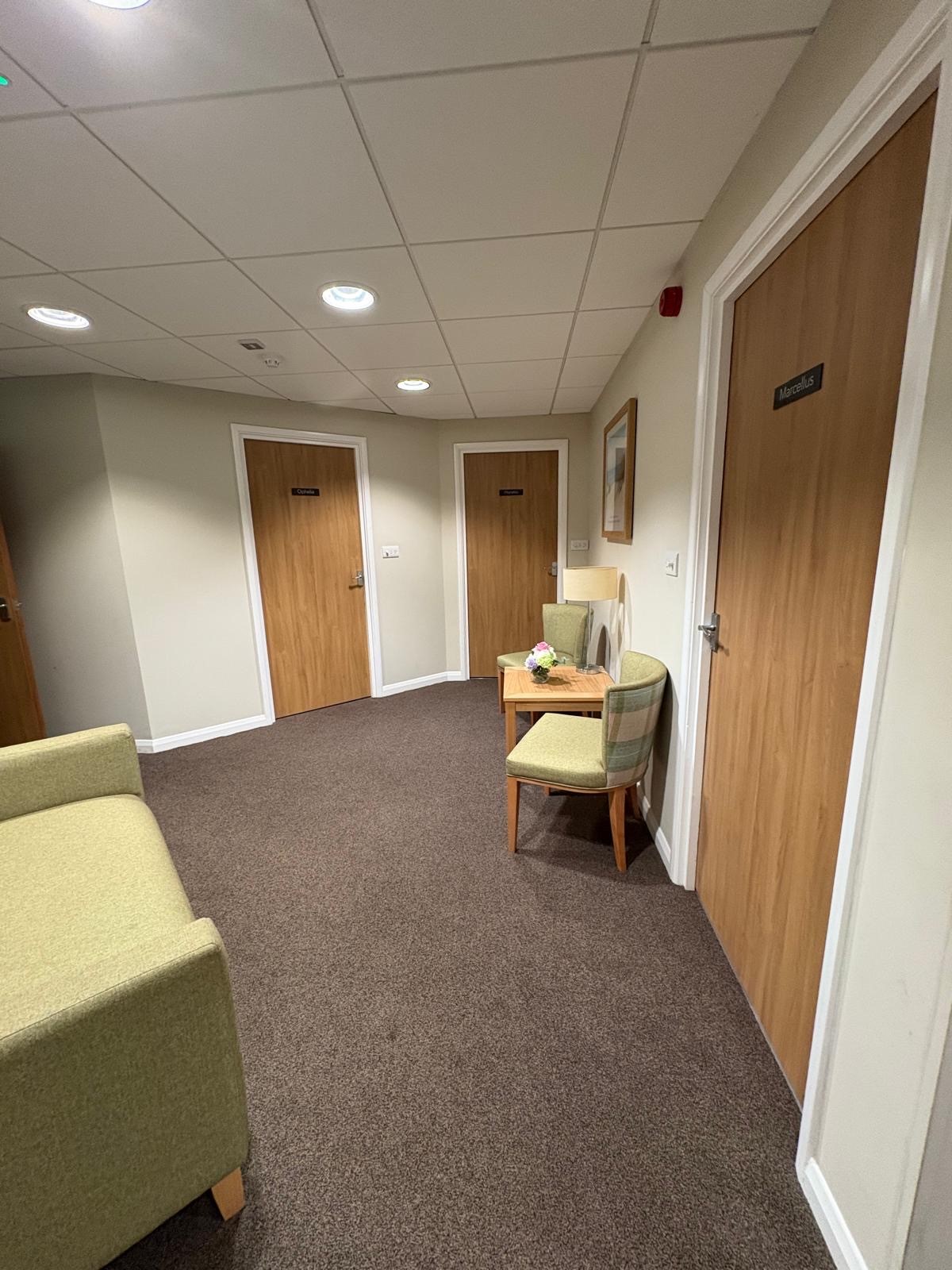 Our waiting area outside our chapels allows you time and space to be able to visit your loved ones and take as much time as needed