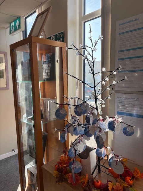 Our memory tree at Framwellgate Moor Co-op Funeralcare