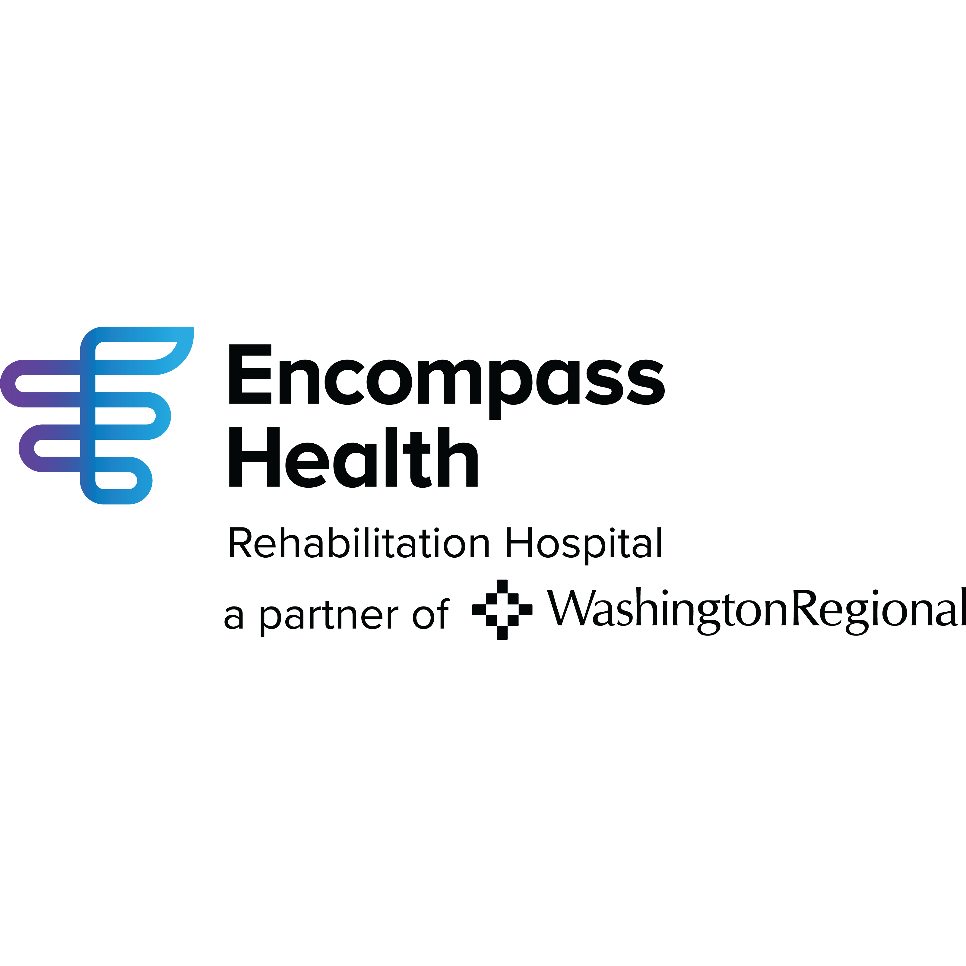 Encompass Health Rehabilitation Hospital, a partner of Washington Regional Logo