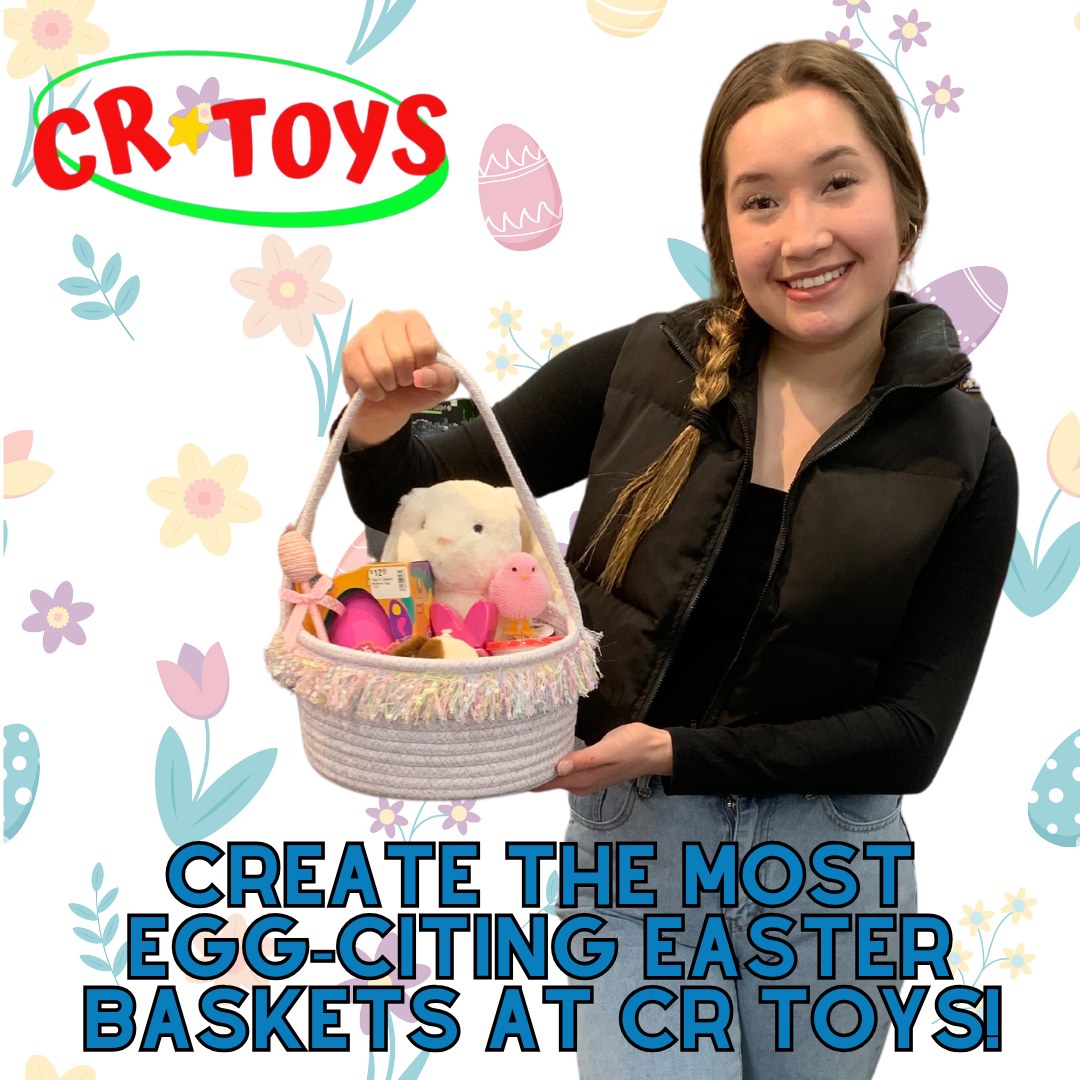 ⭐????⭐Create your Easter baskets today at CR Toys! We&rsquo;ve been having so much fun helping pick out the perfect items for each of your special kiddos this year. From fidgets to plush and games, we&rsquo;ll help you build a basket they&rsquo;ll love!⭐????⭐

Shop Easter Basket Fun: https://shopcrtoys.com/collections/easter