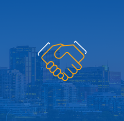 Handshake icon.