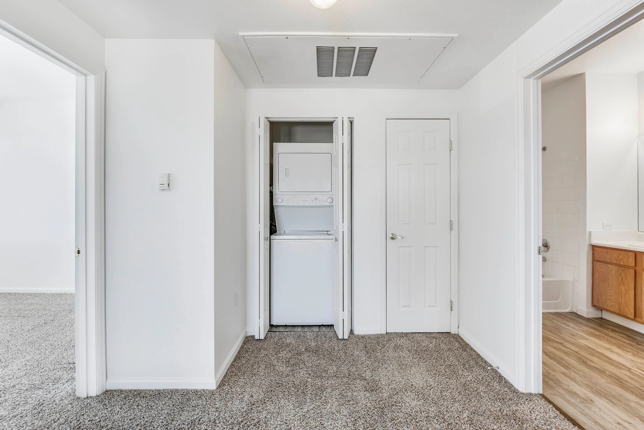 washer and dryer in unit
