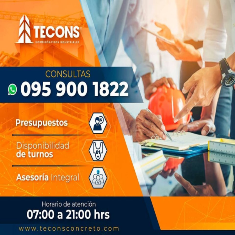 HORMIGÓN TECONS Quito 095 900 1822