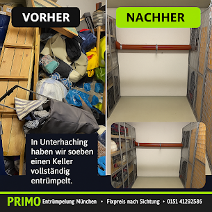 Primo Facility Solutions | Entrümpelung, Haushalts- & Wohnungsauflösung München, Nanga-Parbat-Straße 93 in München