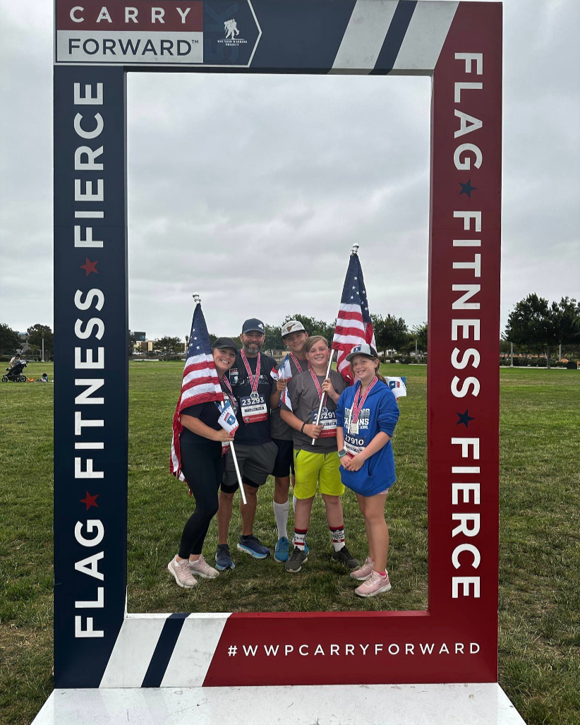 I am extremely proud of both my team and family for participating in the Carry it Forward wounded warrior 5k and finishing with beaming smiles.