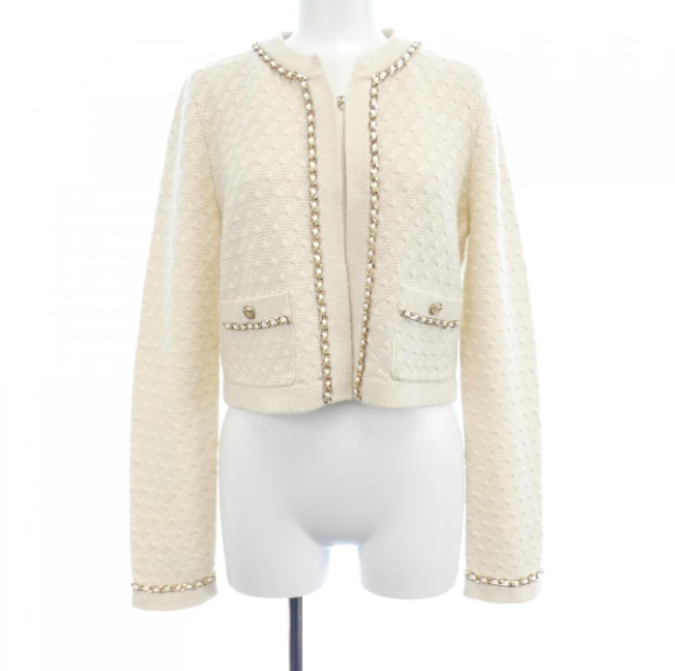 シャネル CHANEL ノーカラージャケット