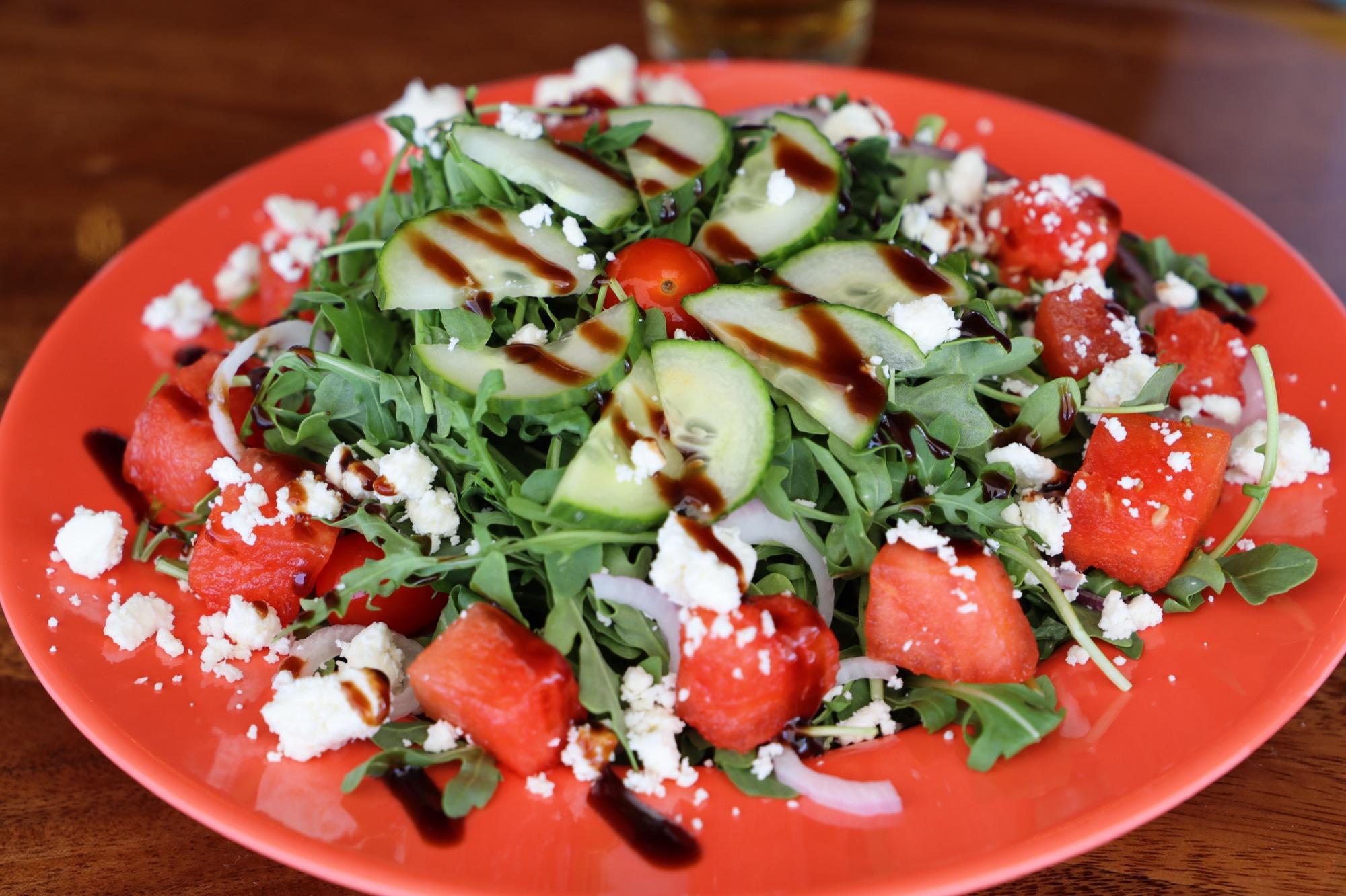 Fresh Salads at The Surfing Pig