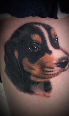 Branded Bear Tattoo Image