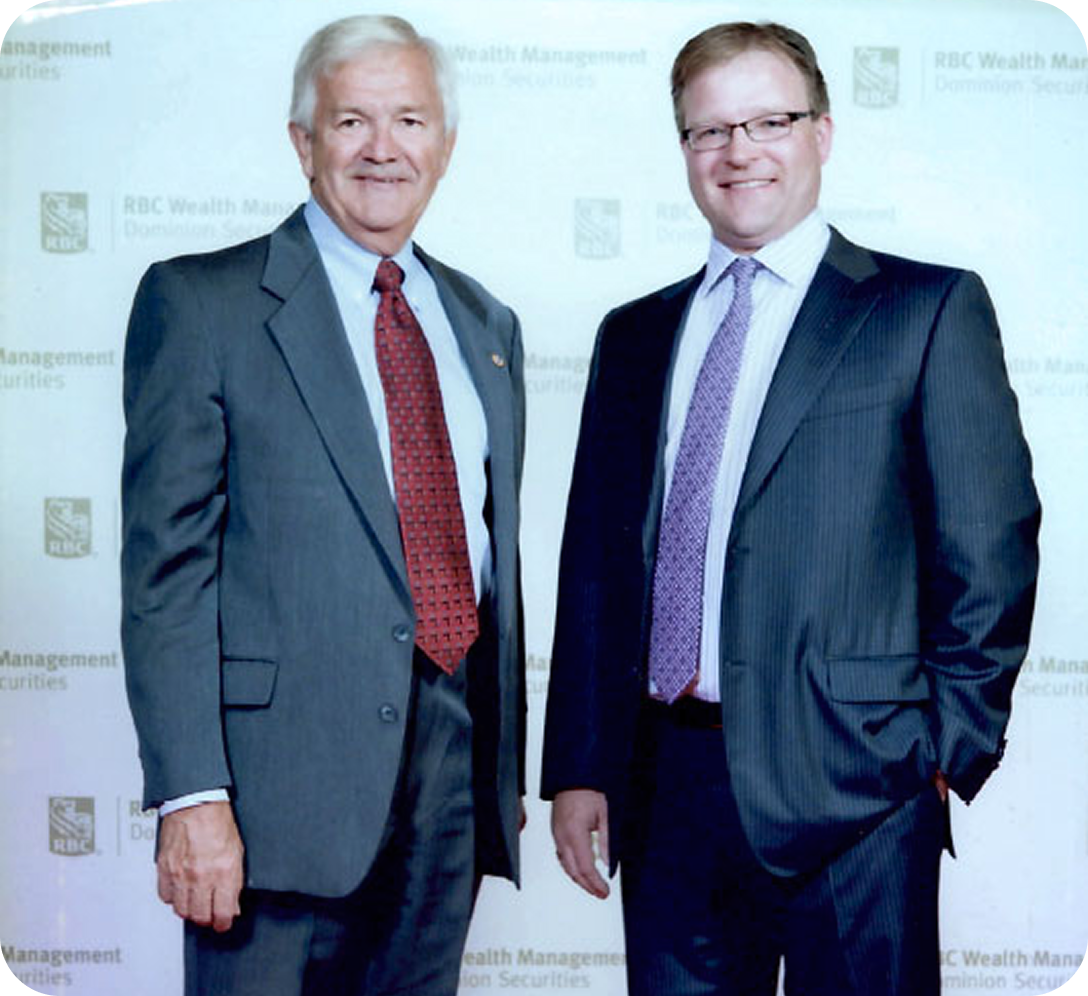 Photo of Dennis and David Smith.