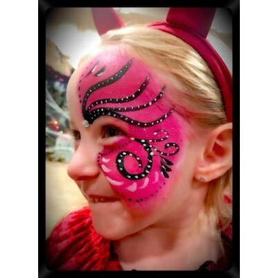 Painted & Glittered Face Painting, LLC Logo