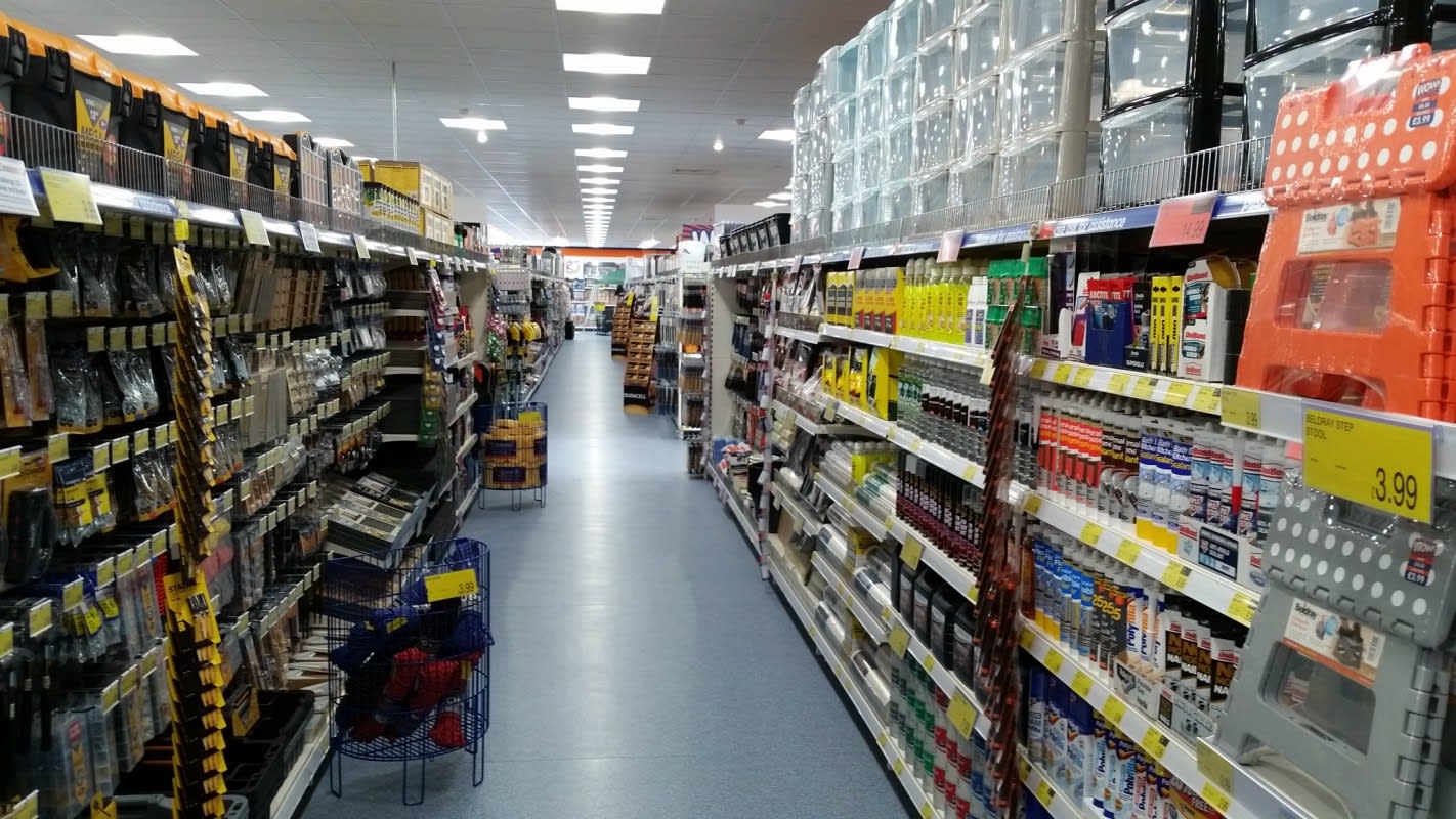 A first glimpse inside B&M Brigg's newly opened store.