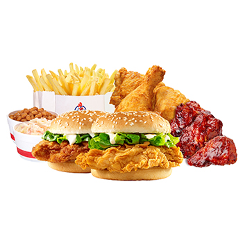 Family Roundhouse Combo Wings
