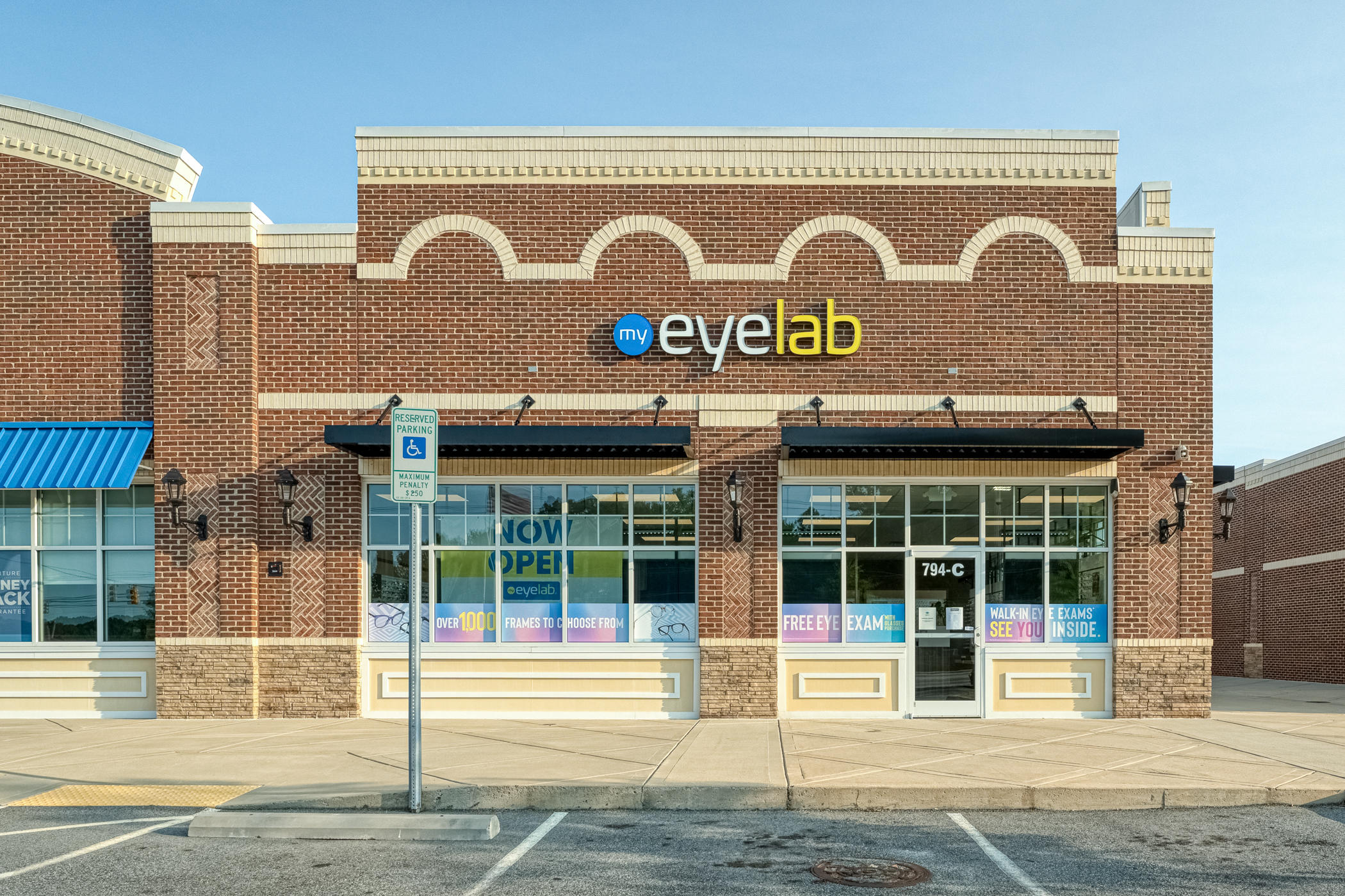 Storefront at My Eyelab optical store in Kernersville, NC 27284