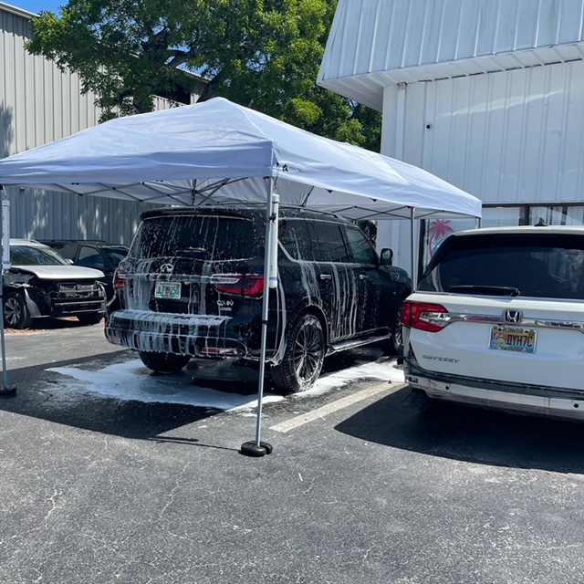 Car Detailing Tents