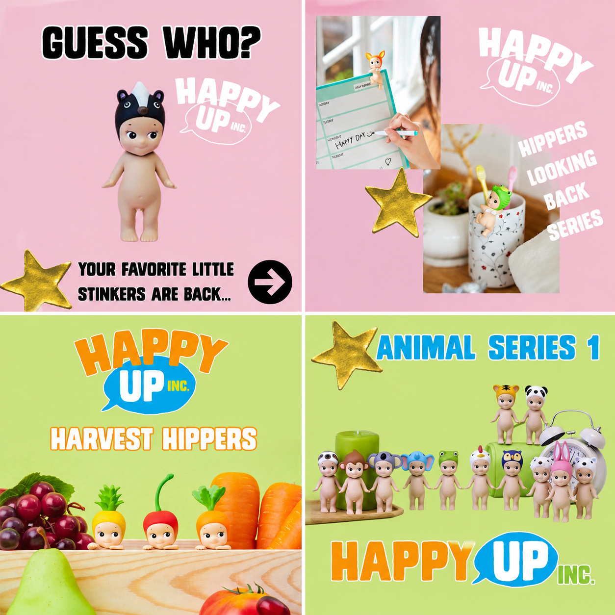 We’ve got a new drop of your favorite little stinkers at both locations! Available now: Hippers Looking Back, Hippers Harvest, Marine Series, Sweets Series, Animal Series 1, and Animal Series 2. Quantities are limited, so please call ahead if you're traveling a long distance. Phone orders are available to hold your item.