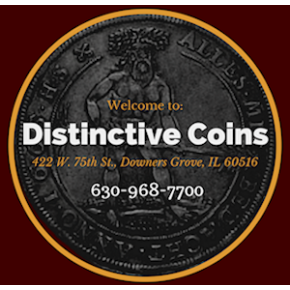 Distinctive Coins Logo