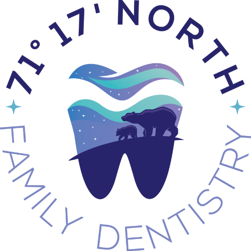 71° 17' North Family Dentistry Logo