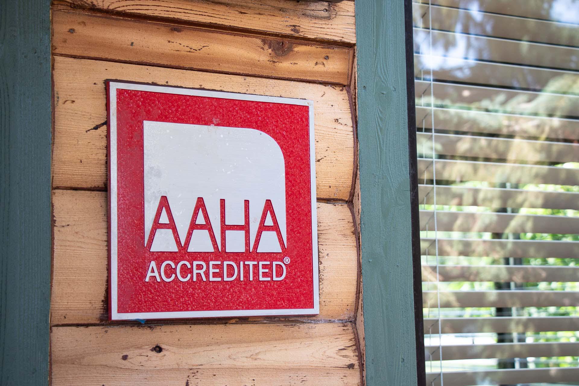 Our practice has proudly been AAHA-accredited since 1999.