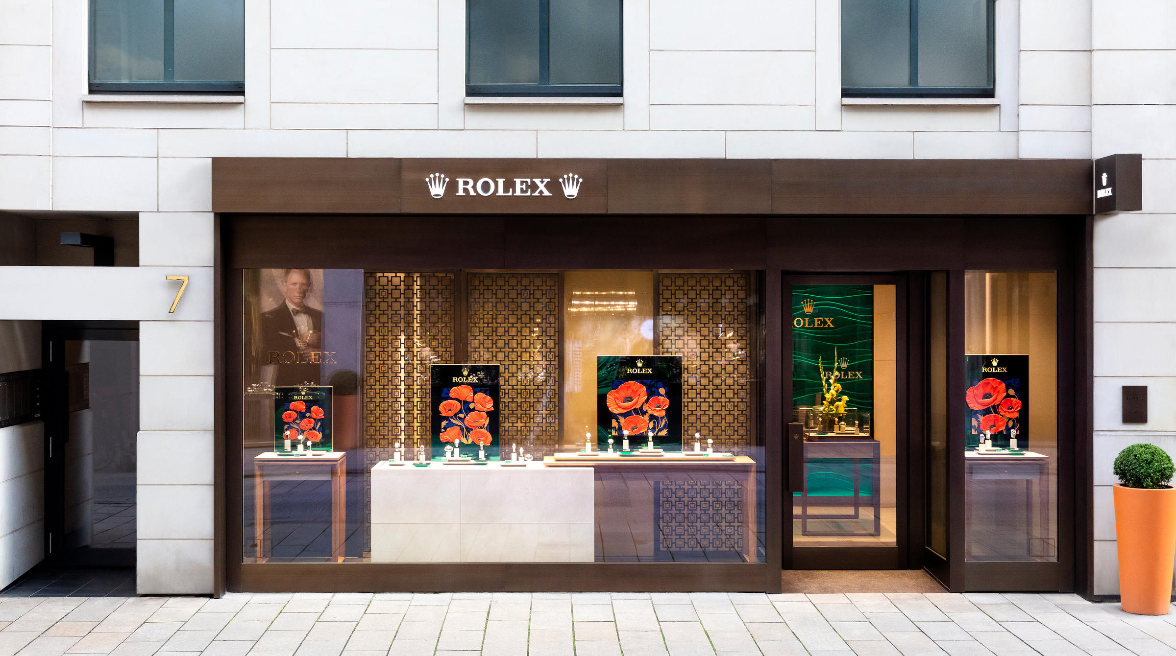Logo Rolex Boutique Hamburg - präsentiert von Wempe