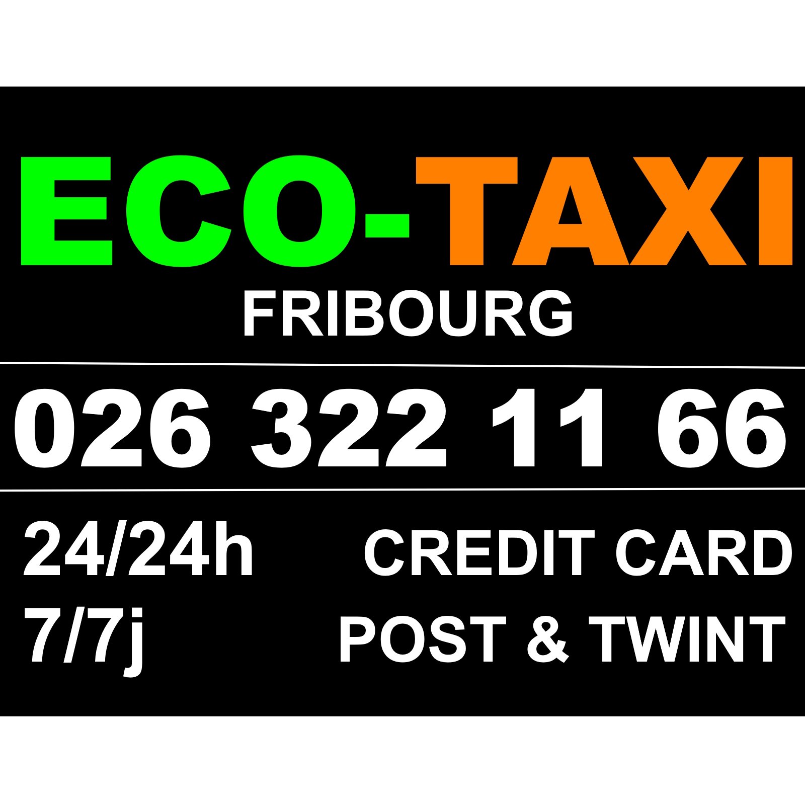 ECO-TAXI Fribourg Fribourg 026 322 11 66