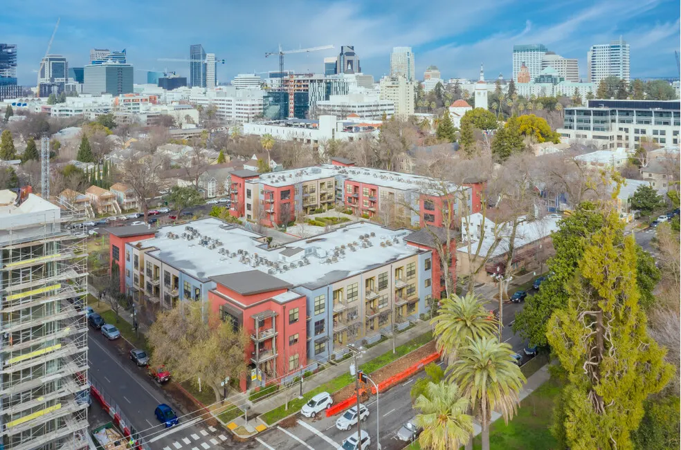 Aerial View at FREMONT MEWS