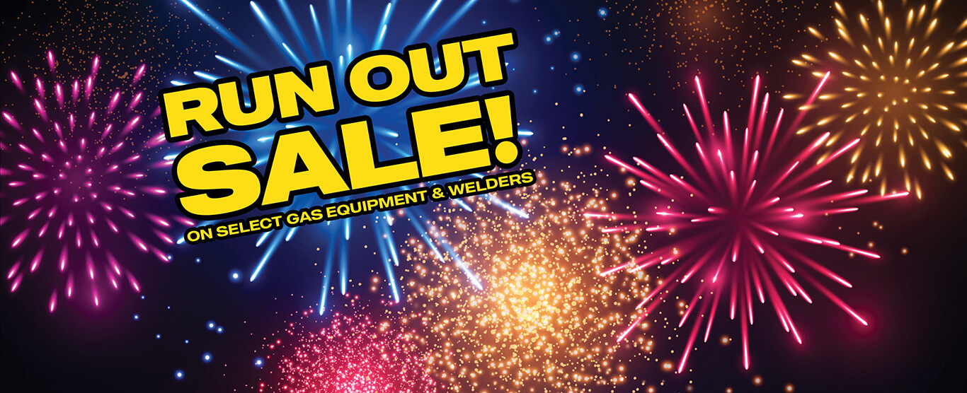 Clearance Sale on Select Gas Equipment & Welders
