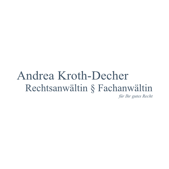 Rechtsanwaltskanzlei Kroth-Decher in Aschaffenburg - Logo