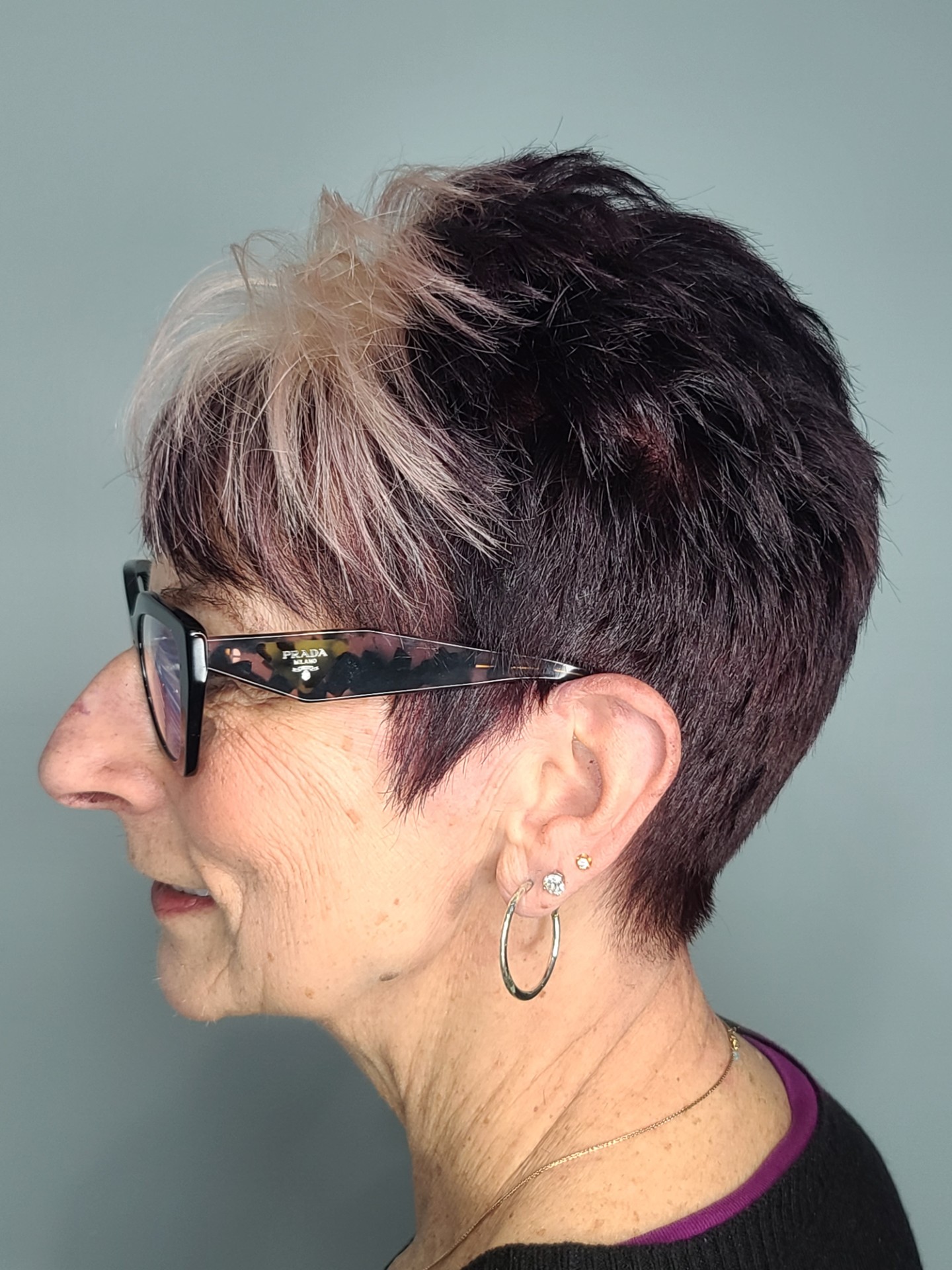 Pixie cut with color blocking
By Ashley