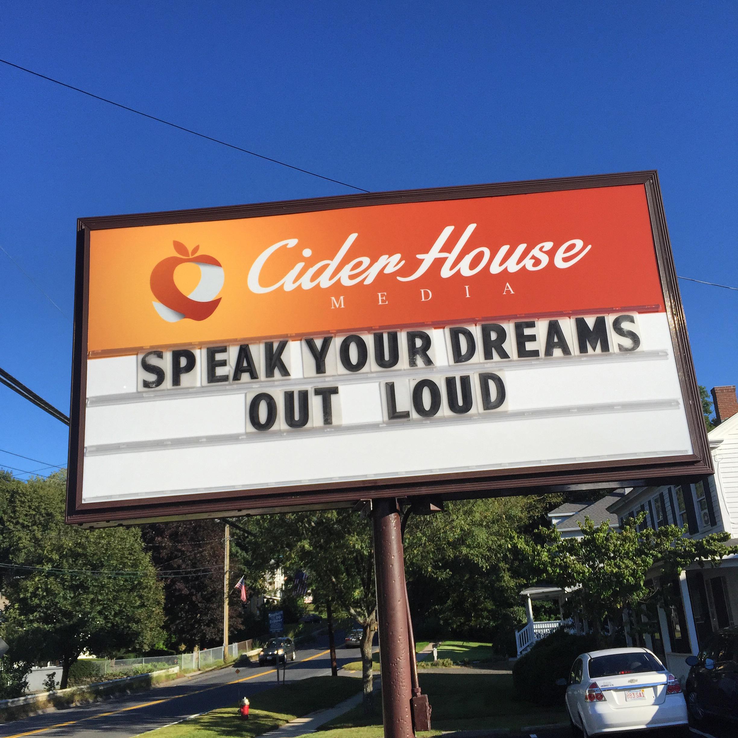 Cider House Vintage Marquis sign