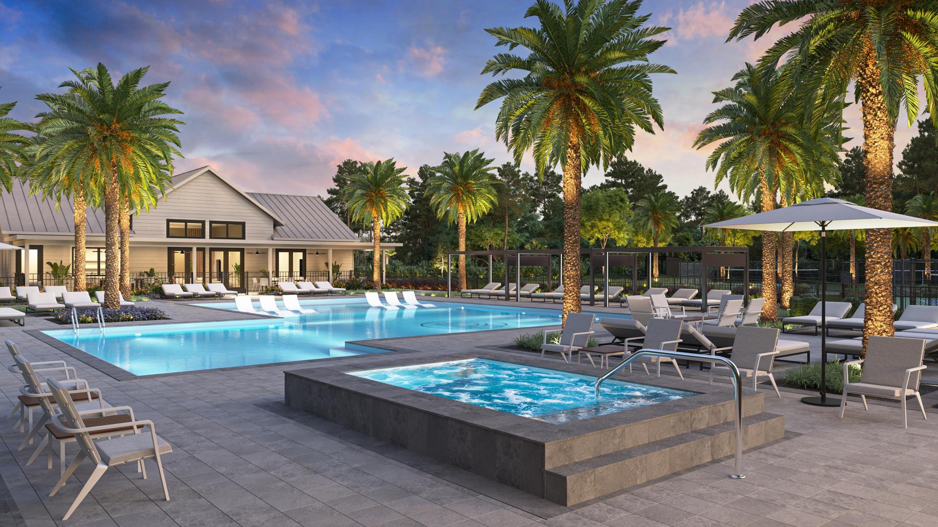 Access to private amenity communities, as well as master plan amenities