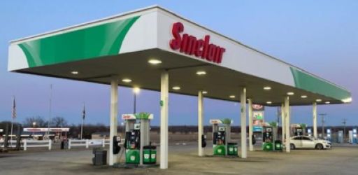 Sinclair Gas Station Fueling Island