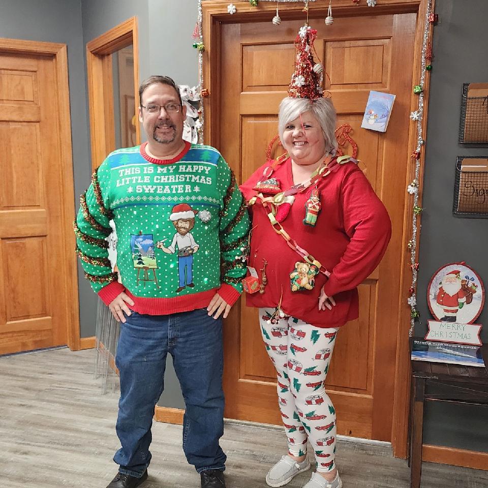 🎄Are you ready to sleigh the Ugly Sweater game? Join us as we deck the halls and get into the Christmas spirit here at Mikewrightstatefarm! 🎅
It's Ugly Sweater Day in the office, and we're turning heads with our festive fashion choices. From sparkles and sequins to reindeer and snowflakes, our team is bringing holiday cheer to a whole new level! 🎁✨