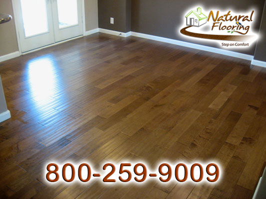 Maple Chestnut Handscraped Wood Floor