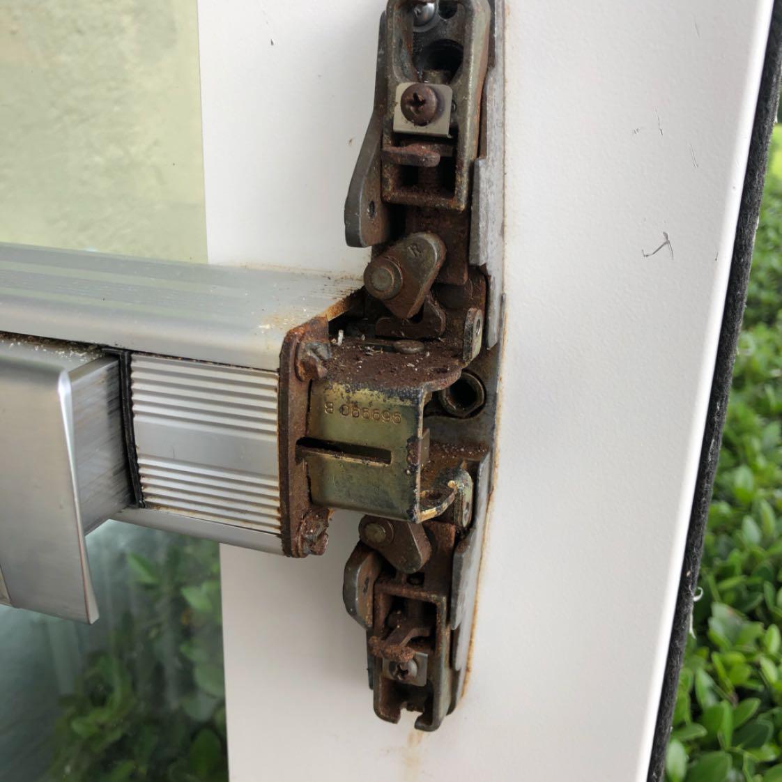 Don’t allow your hardware to corrode. Let Alockmedic Locksmiths put you on a monthly maintenance program. Give us a call at 561-577-1405. Thank you for the opportunity to have your business.