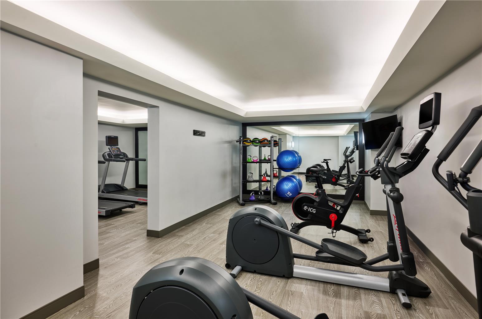 Health club  fitness center  gym
