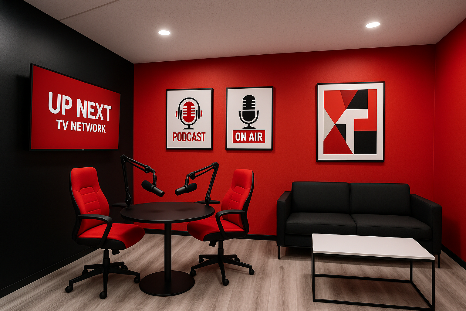 UpNext Tv Network Podcast Room 1