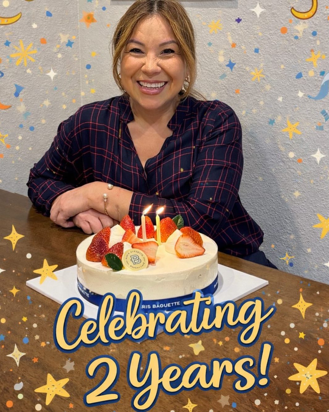 We love to celebrate here!