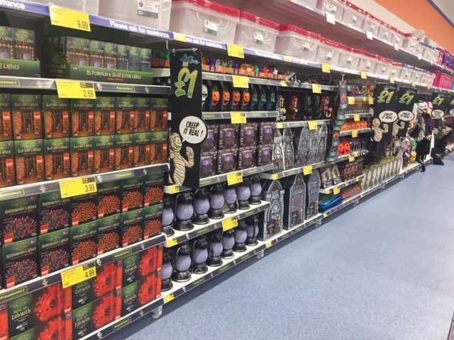 B&M's brand new store in Brislington stocks a spooky range of Halloween costumes, decorations, lights and much more. Everything you need for your haunted Halloween party!