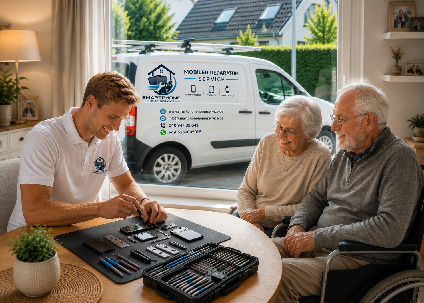 Smartphone Homeservice in Hamburg