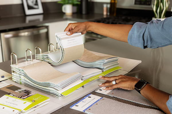Budget Blinds of Rockwall, Forney, Greenville, and Forney has created the most seamless consultation and installation process to have all of your needs met in our home. We bring it to you to match it perfectly!