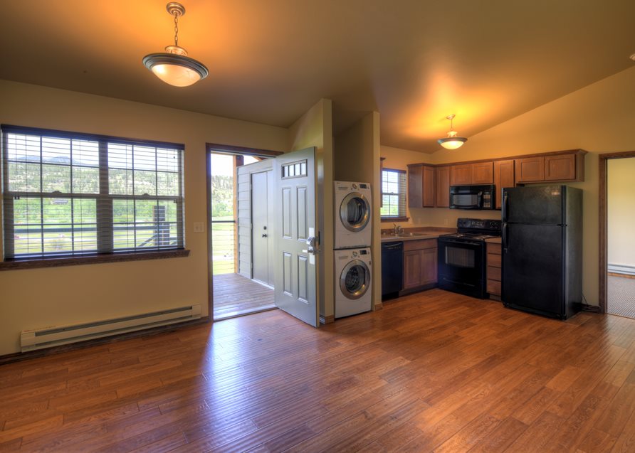 Kitchen and Living Room