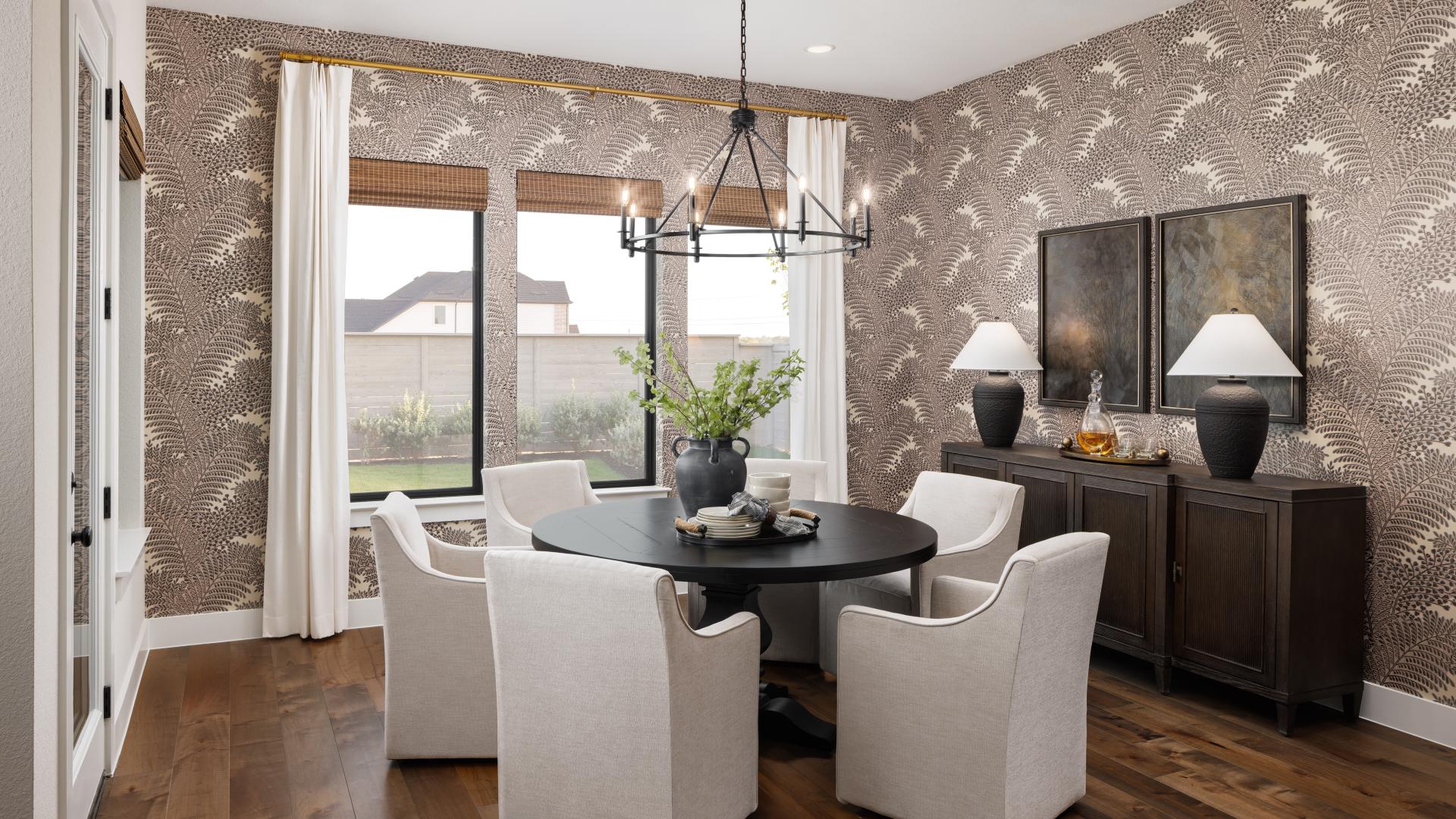 Oversized casual dining rooms 